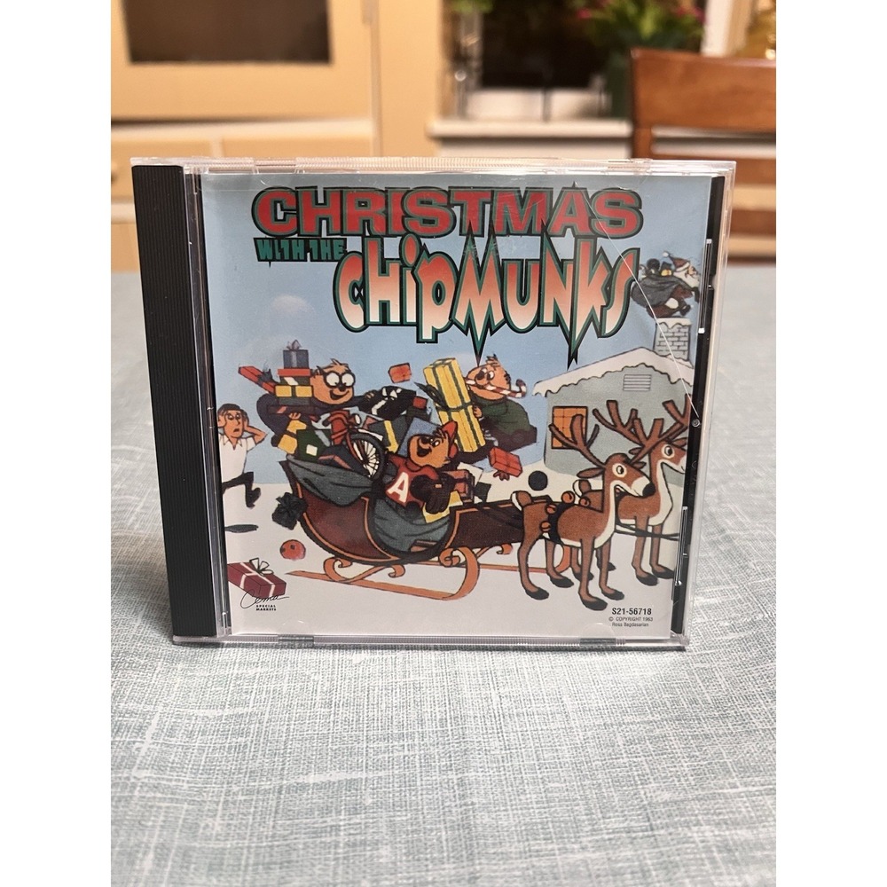 Vintage 90's Christmas With the Chipmunks by Chipmunks (CD,‎ 1995) Cottagecore